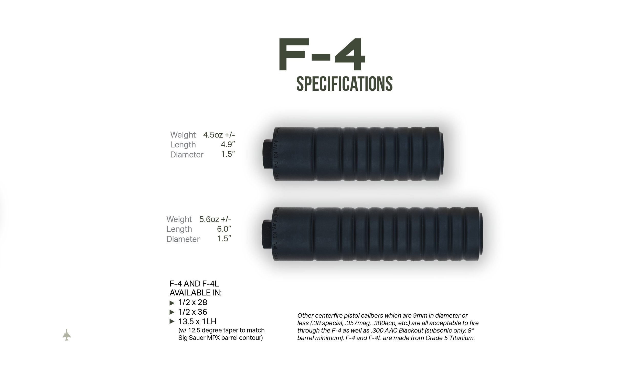 AB F-4 9mm PCC Supressor